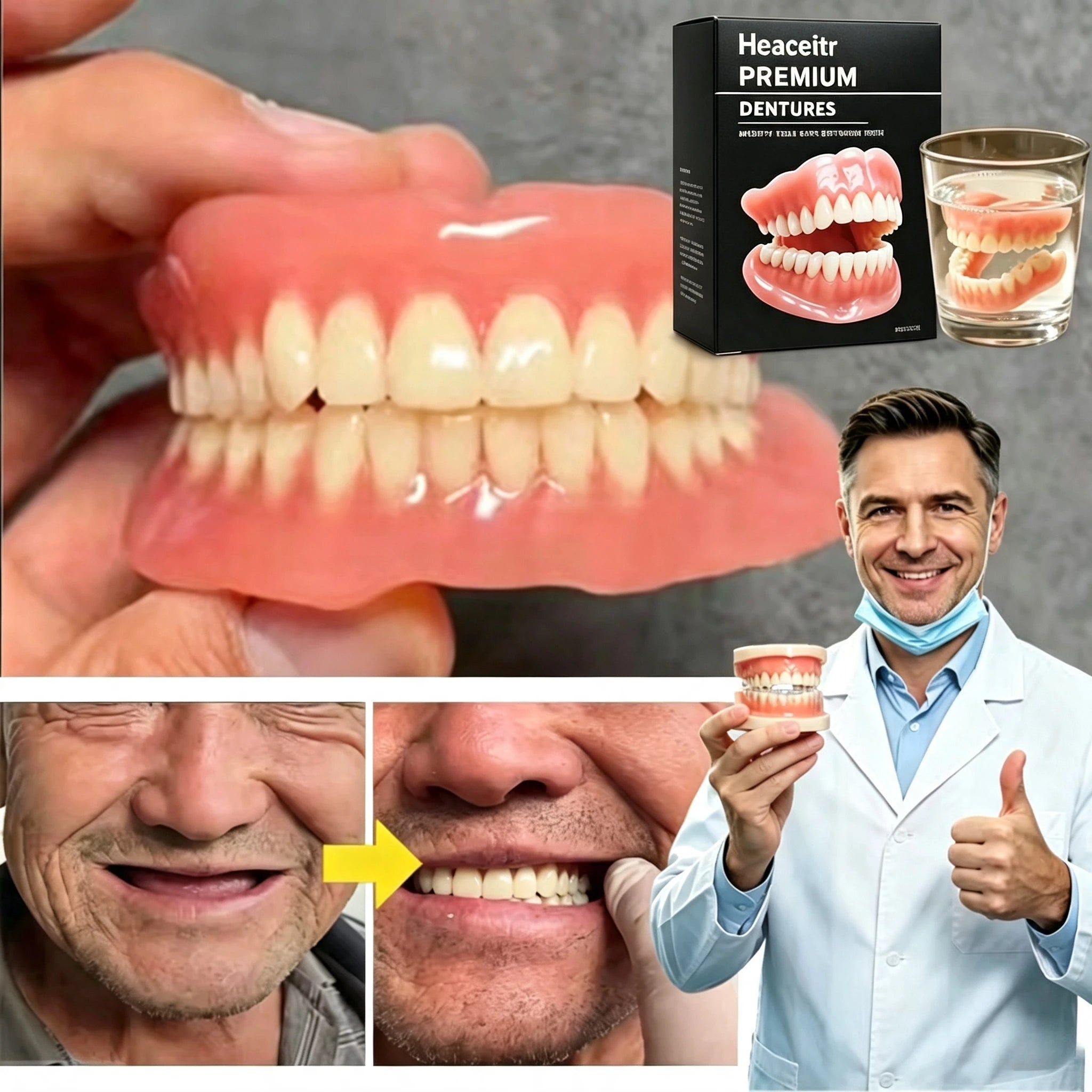 Custom Fit Silicone Dentures for Comfortable Daily Wear - 4
