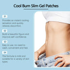 Cooling Body Slimming Gel Patches - 10 Pack