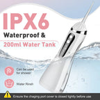 Portable Rechargeable Oral Irrigator Dental Water Flosser