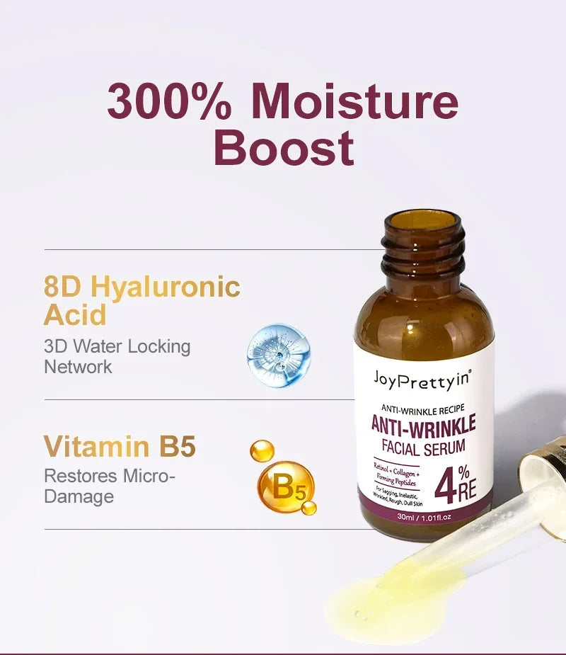 Anti-Wrinkle Retinol Facial Serum for Smooth & Firm Skin
