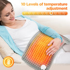 Electric Heating Pad with 10 Temperature Levels and Timer