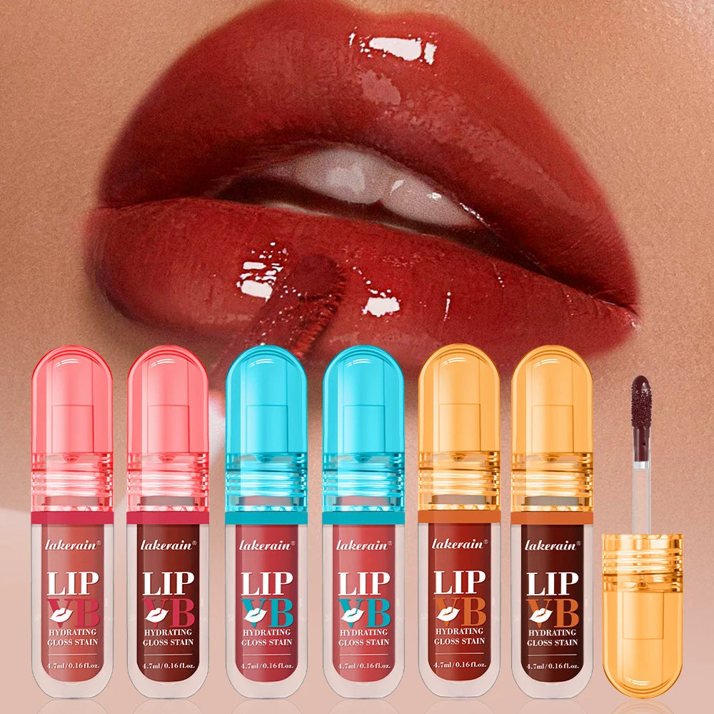 Hydrating Lip Stain and Gloss with Vitamin B12 and Coconut Water