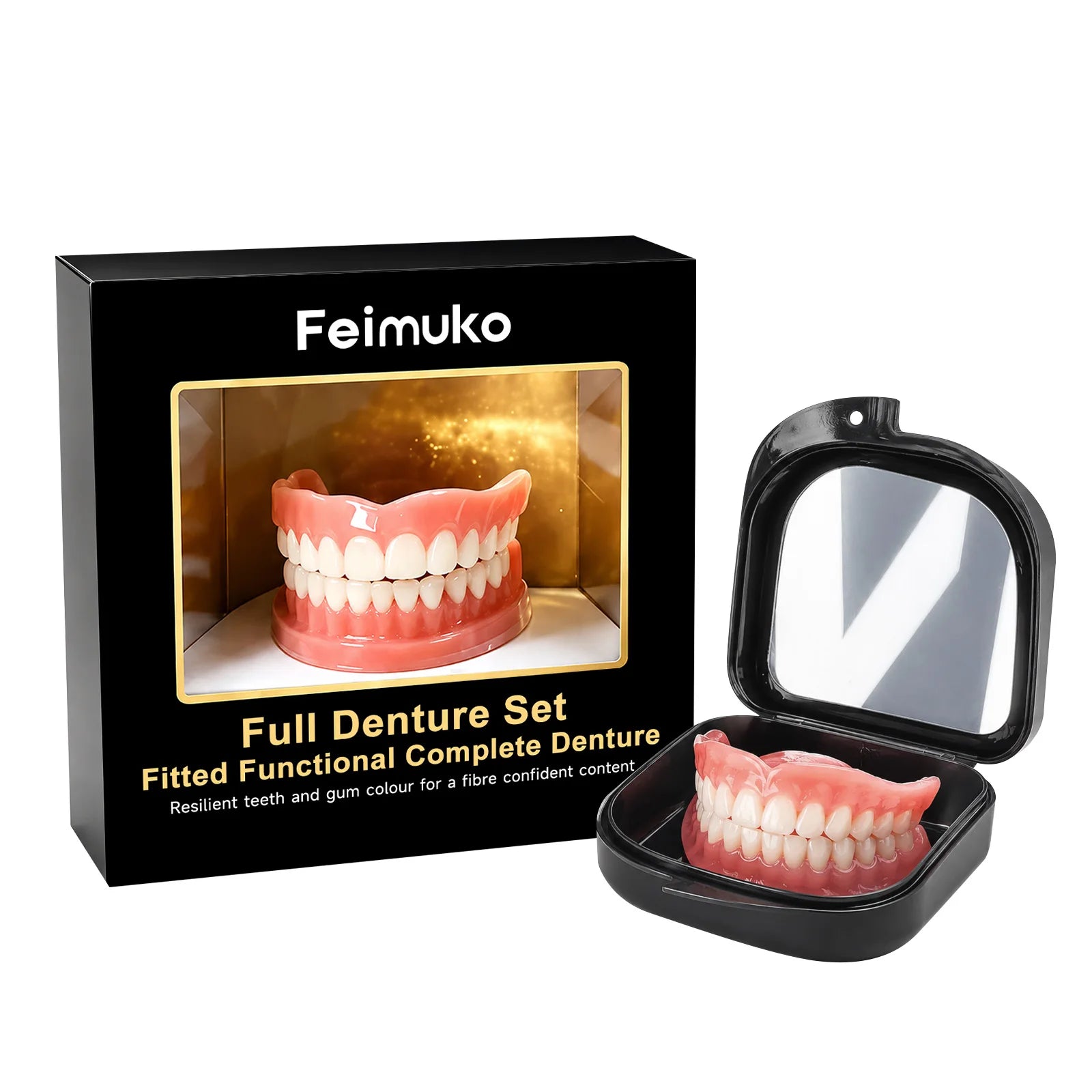 Full Mouth Realistic Resin Dentures for Natural Smile and Comfort - 6