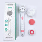 Electric Long Handle Bath Brush and Exfoliating Back Scrubber
