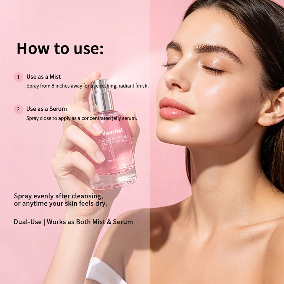 Collagen Peptide Jelly Serum Face Mist for Deep Hydration