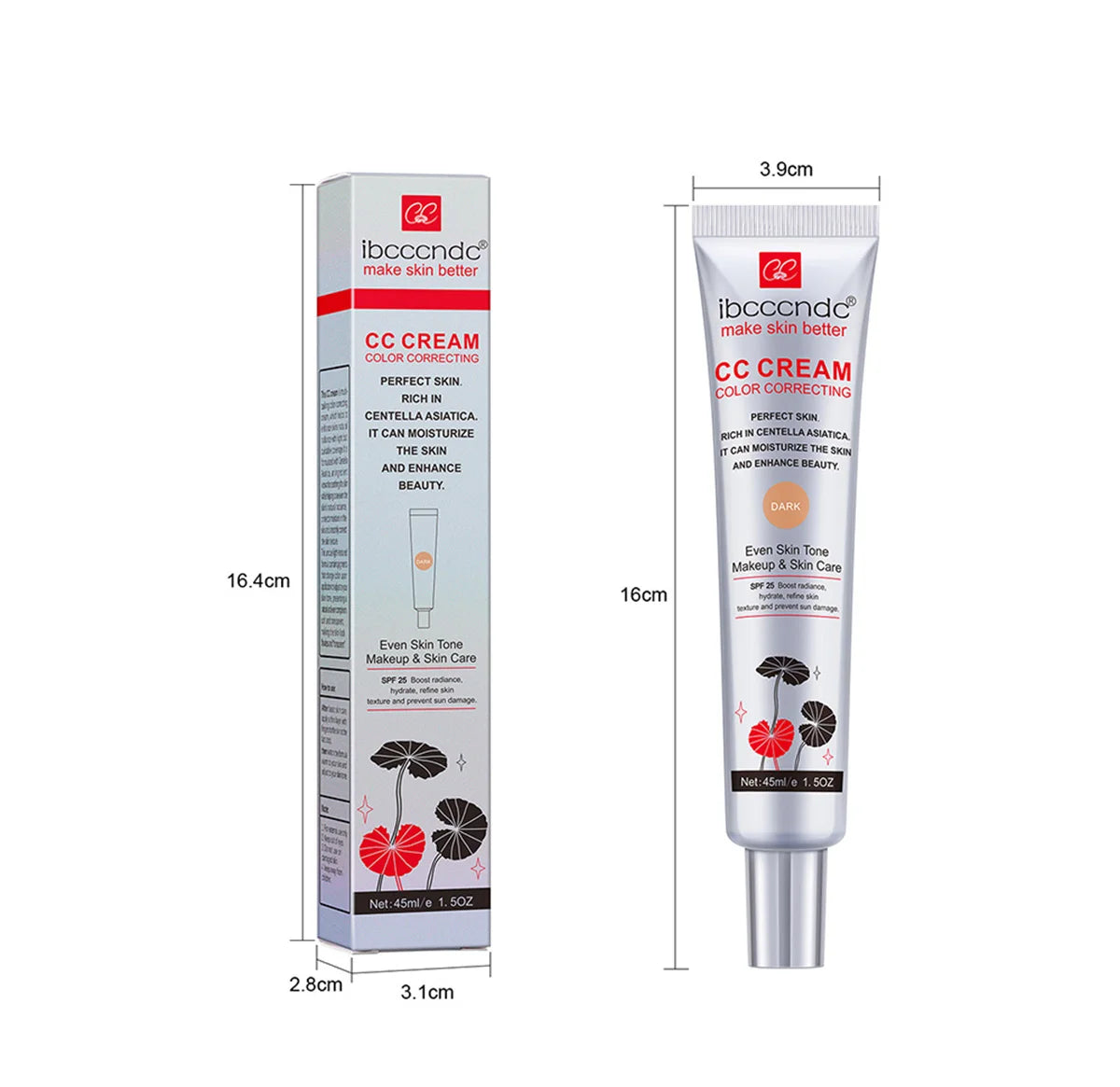 Color Correcting Moisturizing CC Cream Foundation - 15