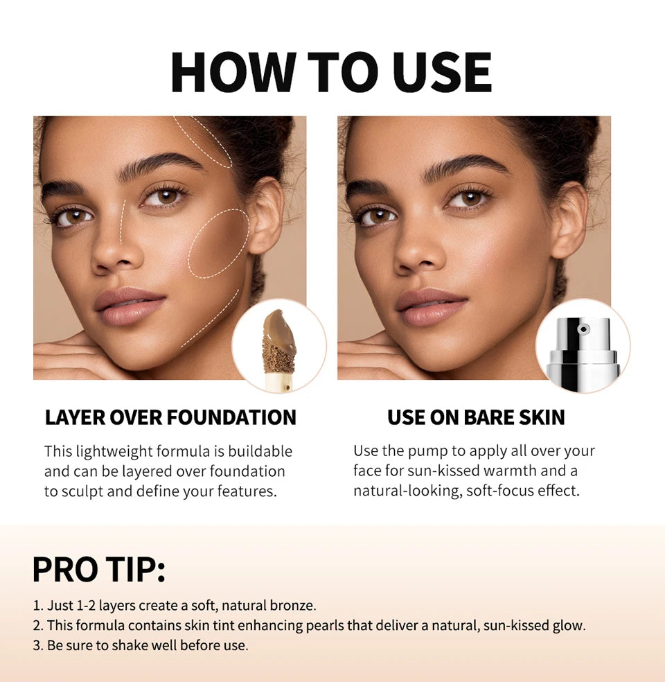 Multi-Use Hydrating Bronzing and Contouring Shaping Serum
