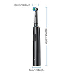 Rechargeable Rotating Electric Toothbrush with 4 Brush Heads