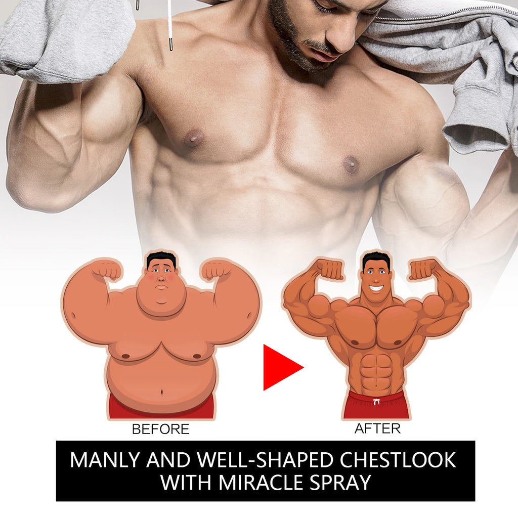 Chest Firming and Gynecomastia Reduction Spray for Men