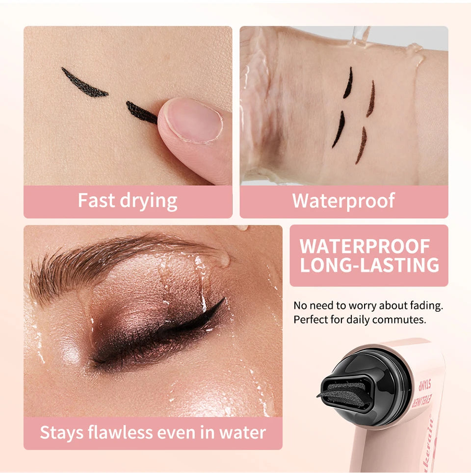 Waterproof Winged Eyeliner Stamp for Beginners - 12