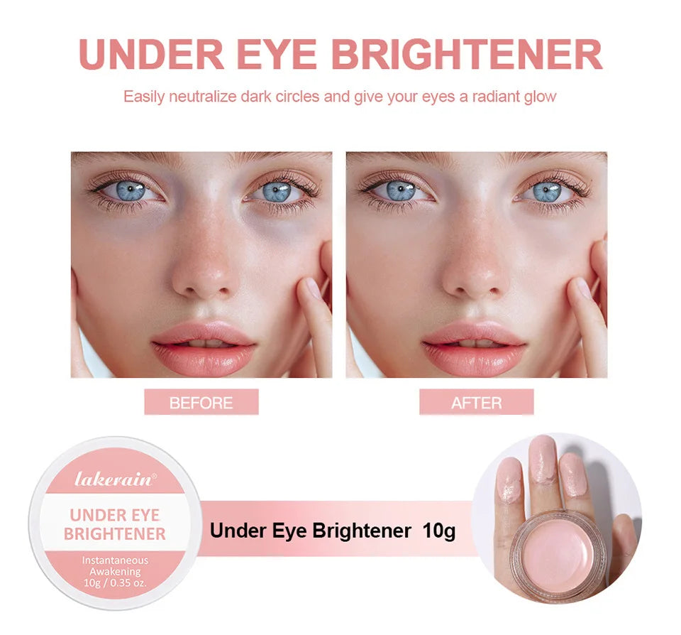 Hydrating Under Eye Brightener Concealer Cream for Dark Circles - 8