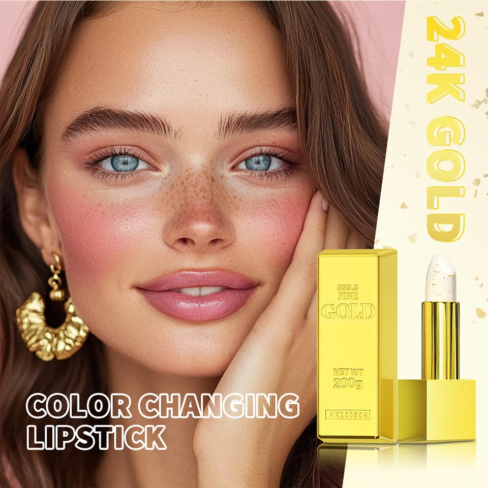 24K Gold Color-Changing Moisturizing Lip Balm - 8