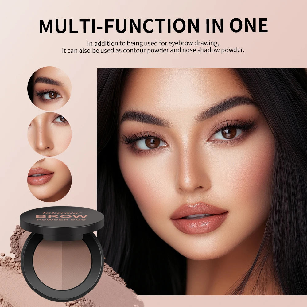Dual-Tone Eyebrow Powder and Contour Palette