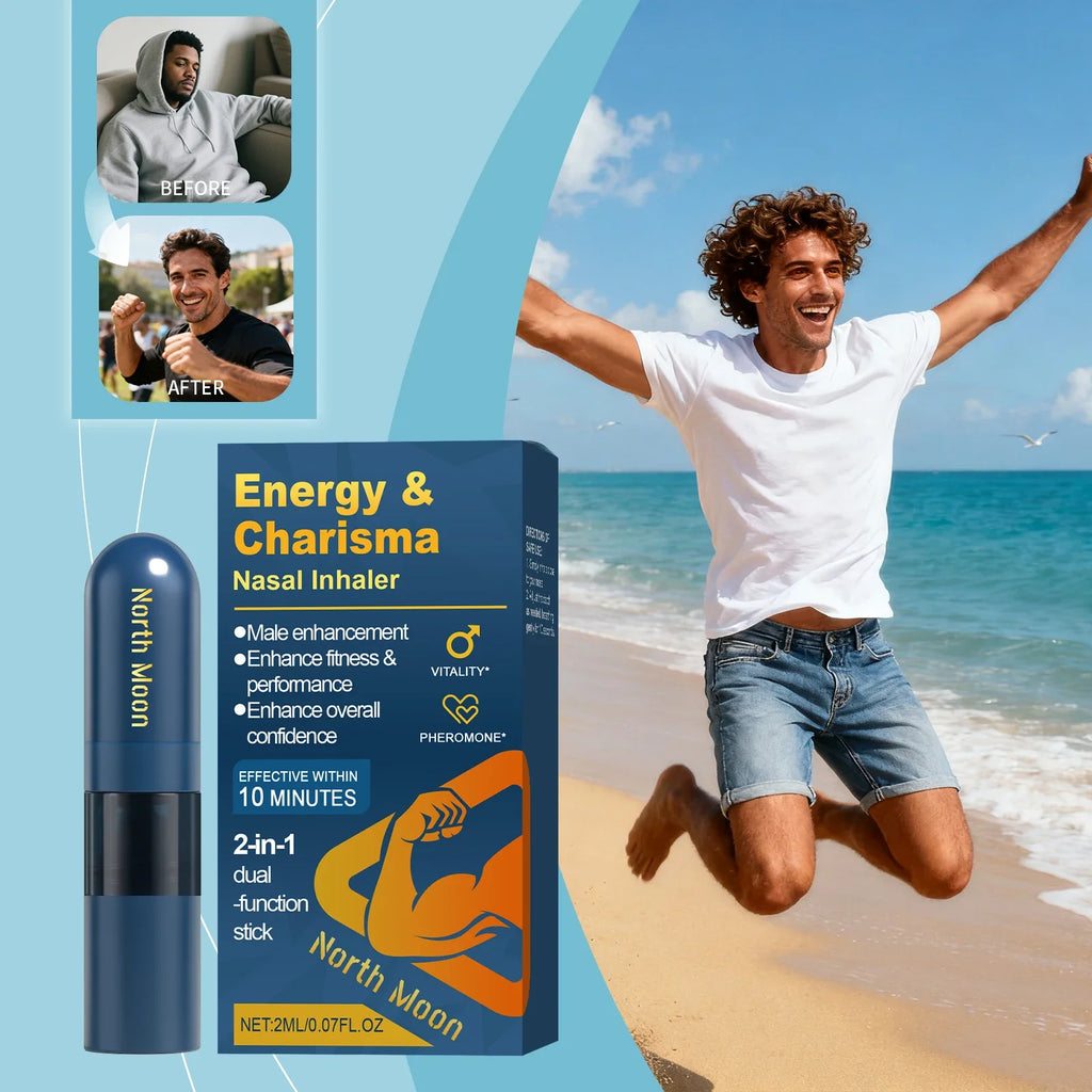 2-in-1 Male Vitality and Confidence Energy Nasal Inhaler
