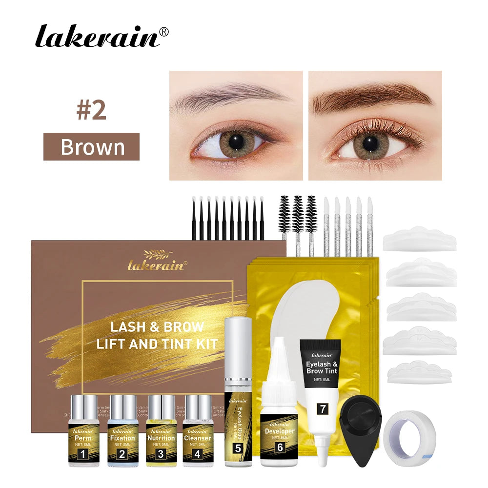 Professional Eyelash Lift and Brow Lamination Tinting Kit