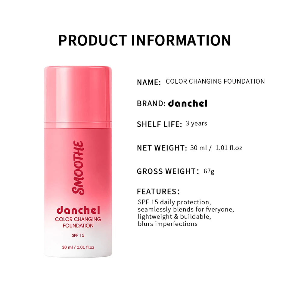 Color-Changing Liquid Foundation with SPF 15 - 18