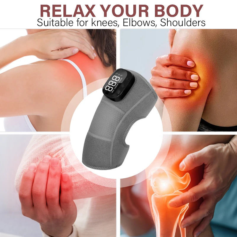 3-in-1 Cordless Vibration Knee and Joint Massager - 10