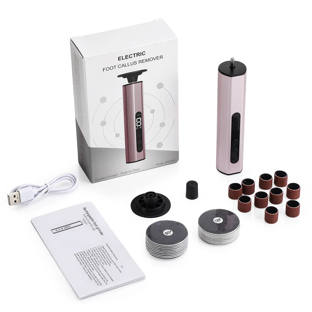 Electric Callus Remover and Manicure Foot File Tool