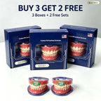 Instant Smile Cosmetic Dentures with Comfortable Silicone Gum Base