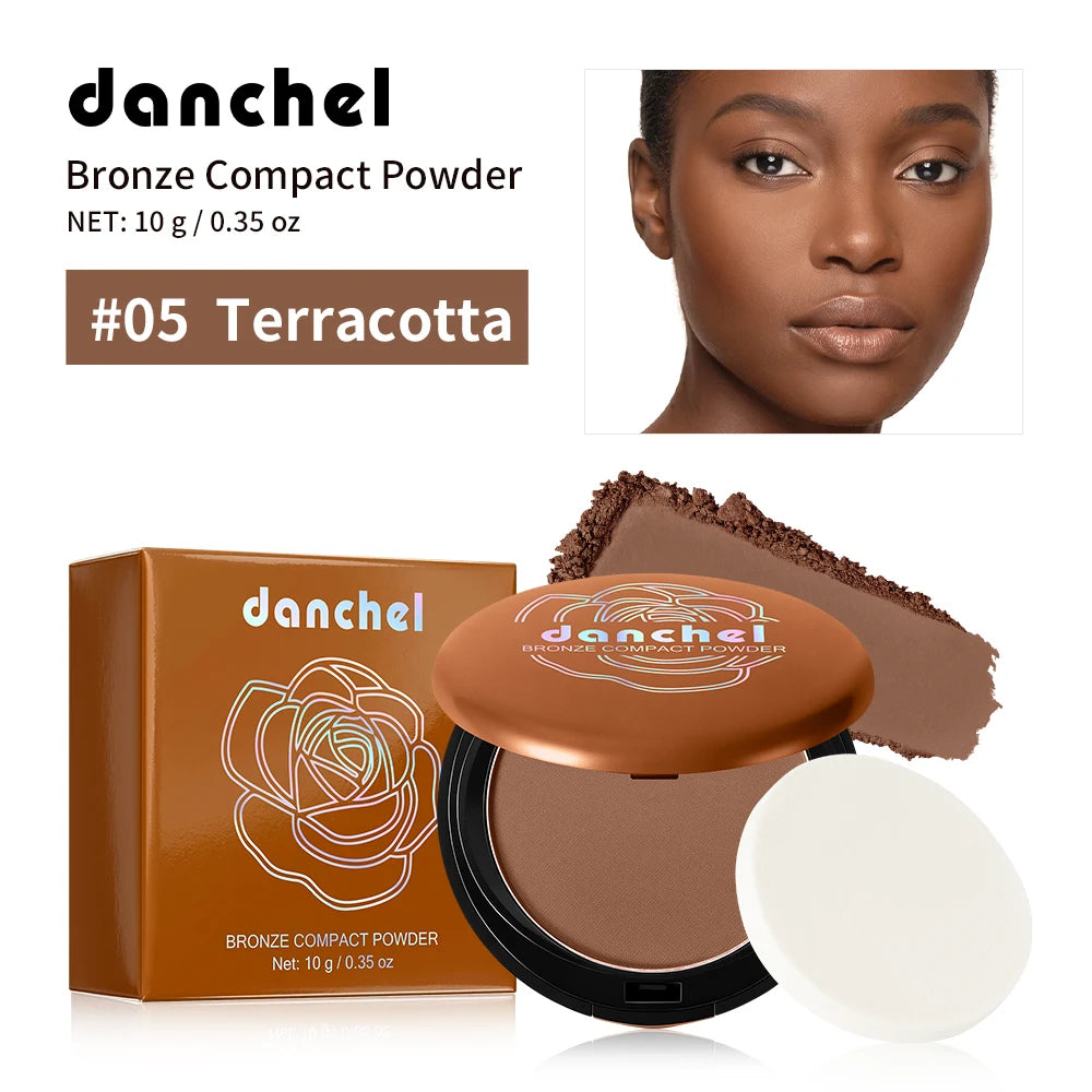 Matte Pressed Bronzer Powder for Sculpting and Face Contouring