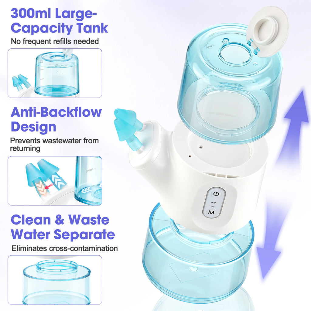 Rechargeable Electric Nasal Irrigator for Sinus Relief