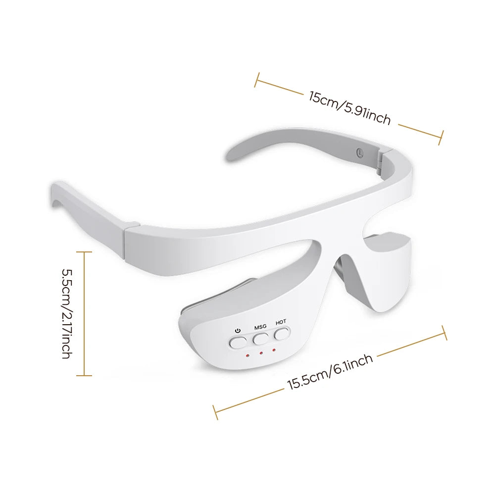 3D Red Light Therapy Eye Massager for Fatigue and Dark Circles