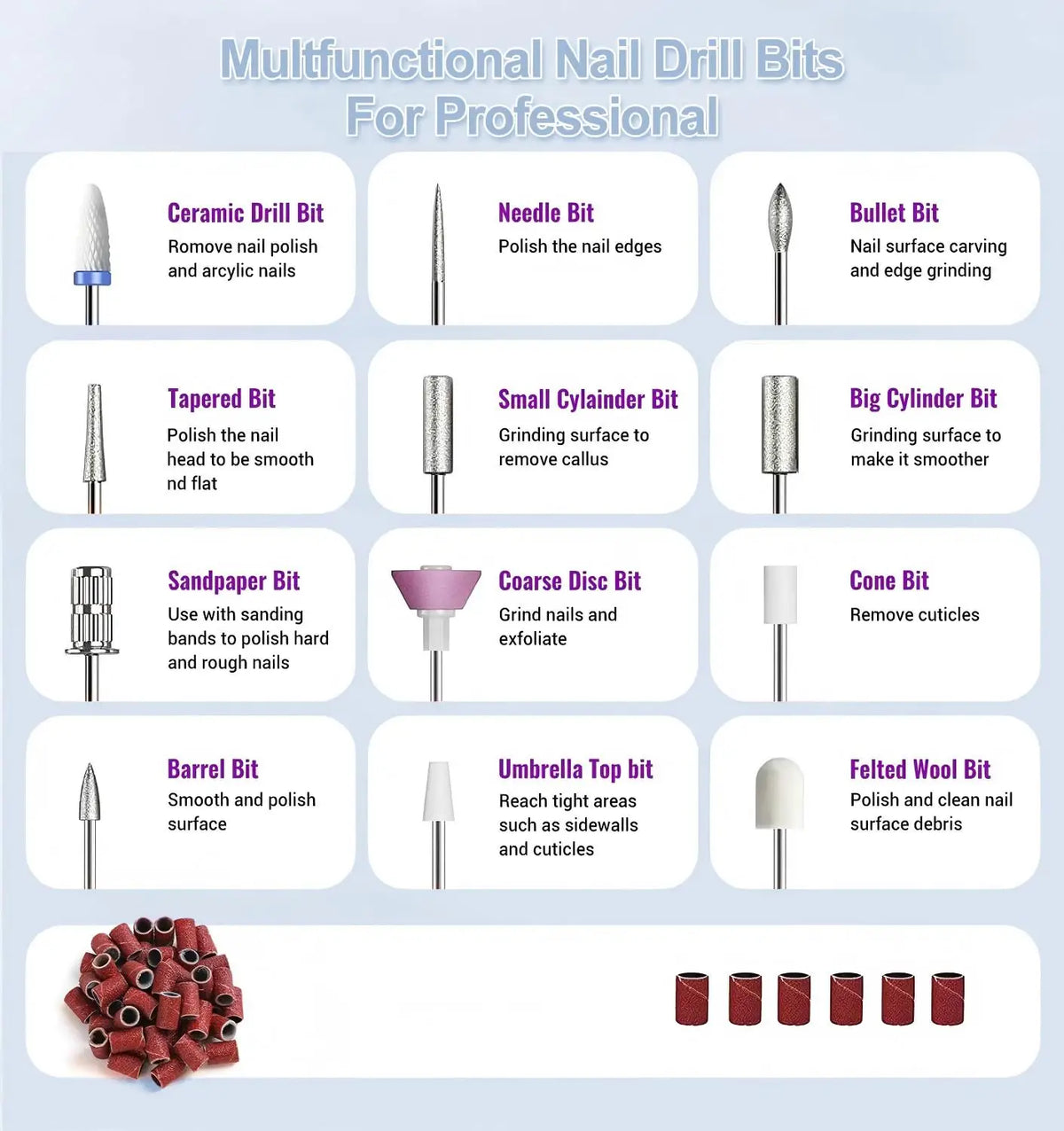 Professional Cordless Electric Nail Drill and UV Lamp Kit