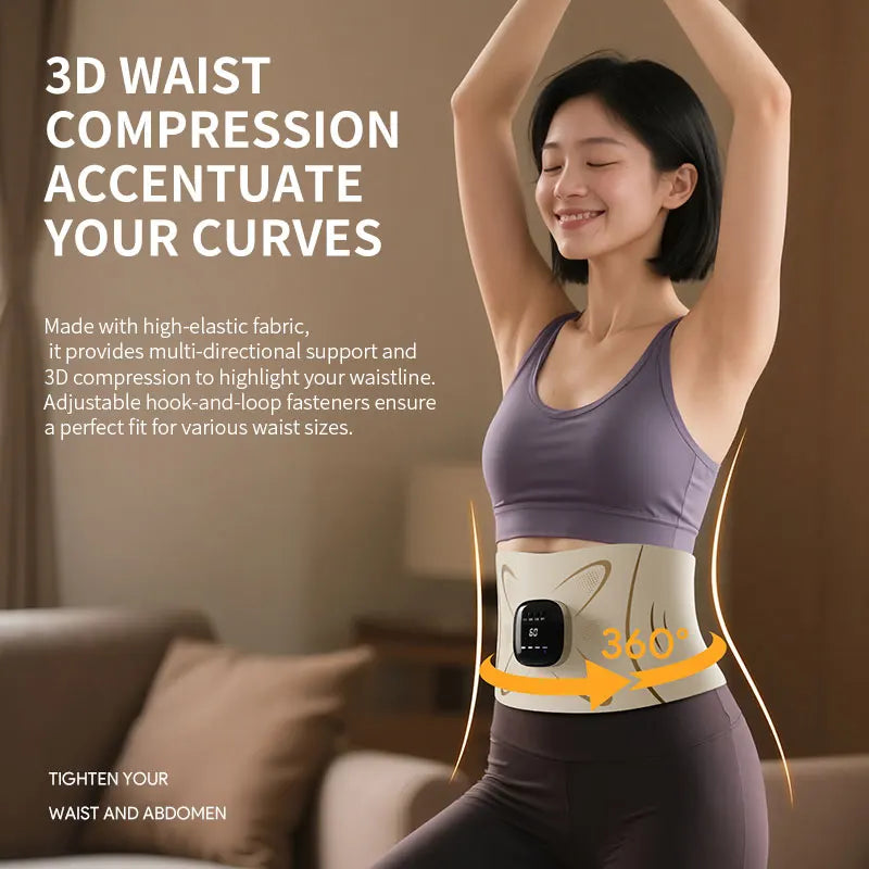 Abdominal Muscle Toner and Waist Pulse Massager Belt