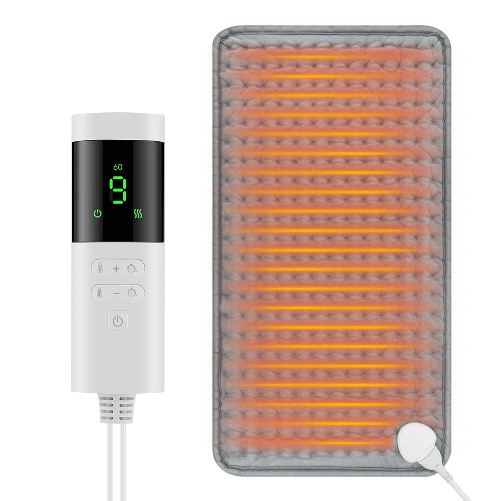 Electric Heating Pad with 9 Heat Settings and 4 Timer Levels