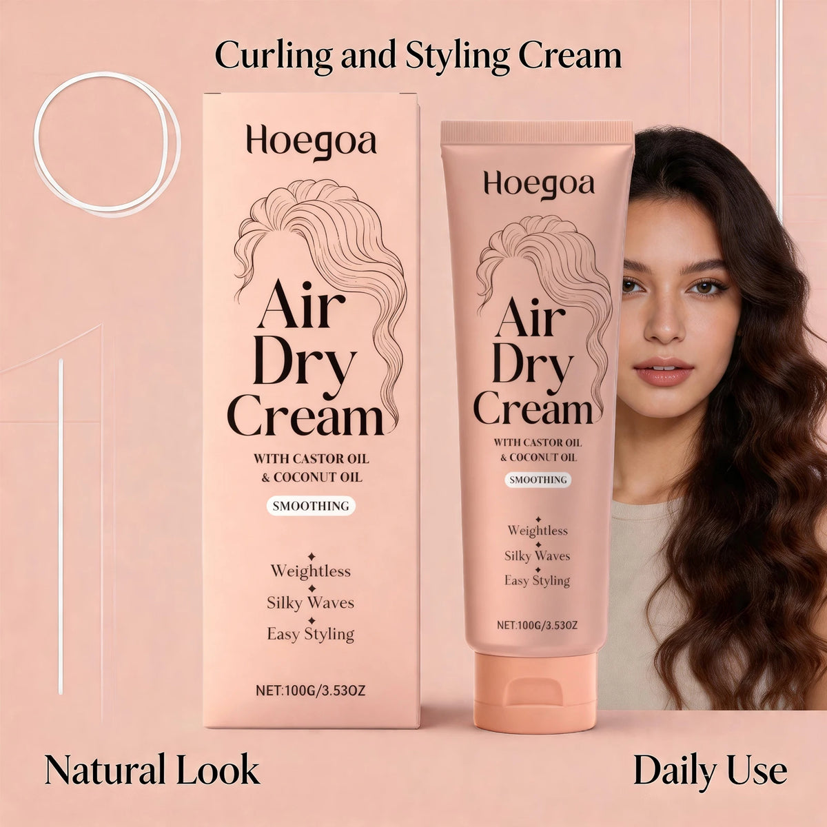 Hydrating Curl Defining Styling Cream for Waves and Curls