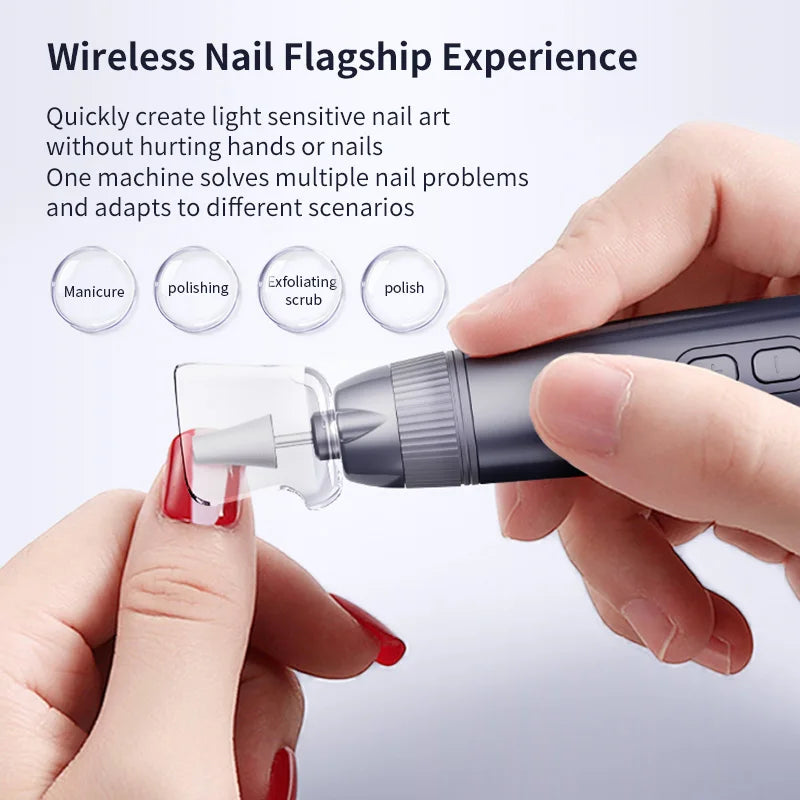 Professional Electric Manicure and Pedicure Nail Drill Set