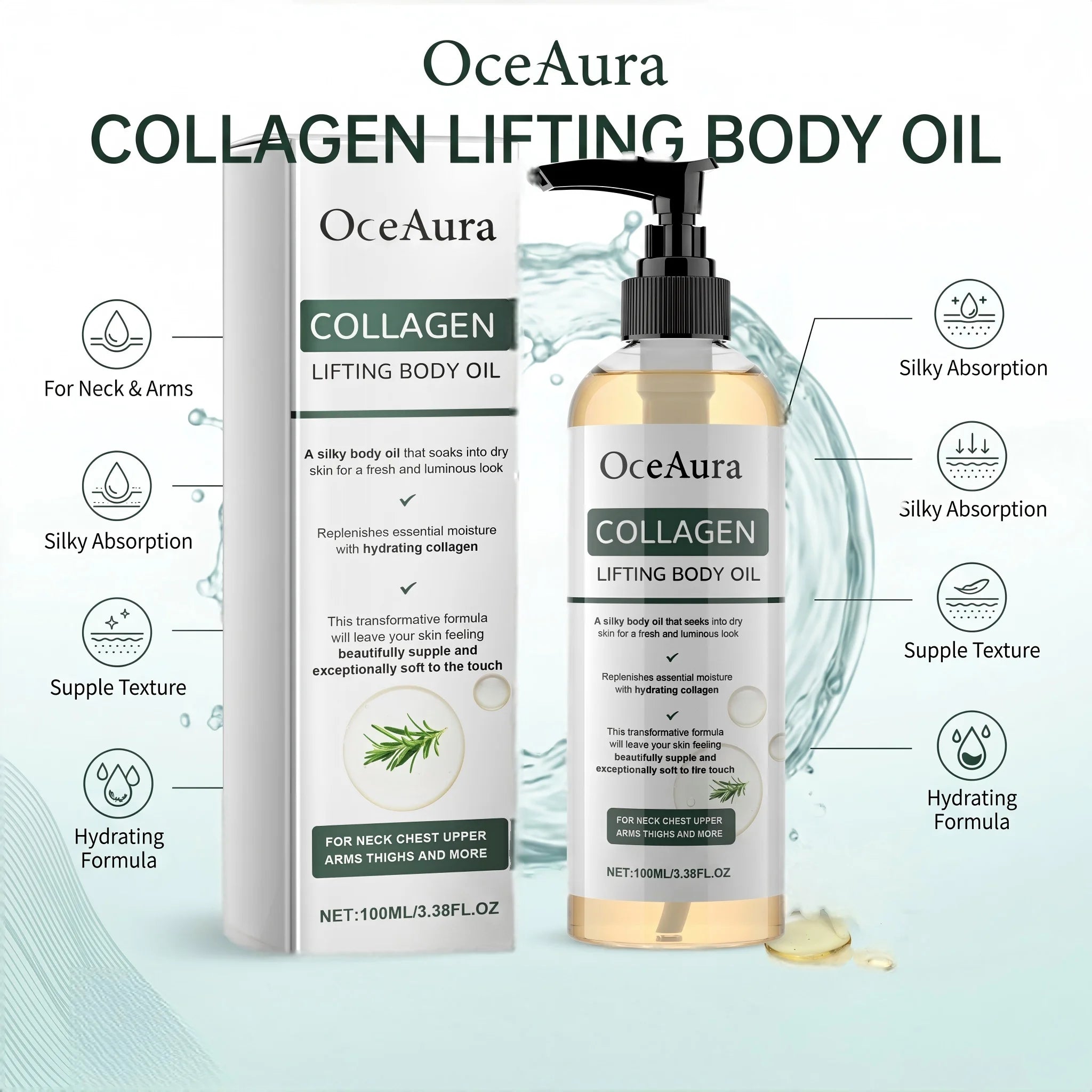 Collagen Body Firming and Hydrating Massage Oil - 12