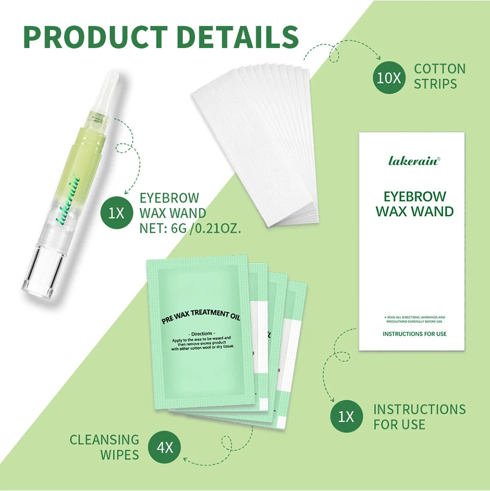 At-Home Precision Eyebrow Waxing Wand Kit