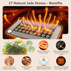 Natural Jade Stone Heating Pad for Pain Relief and Relaxation