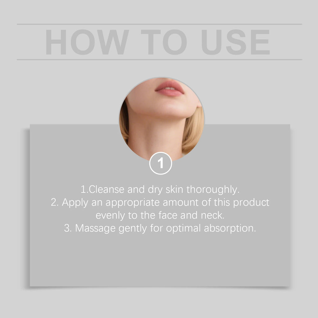3D Face and Neck Firming Lifting Cream for Fine Lines