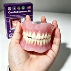 Comfort-Fit Silicone Denture Set with Cleaning Kit