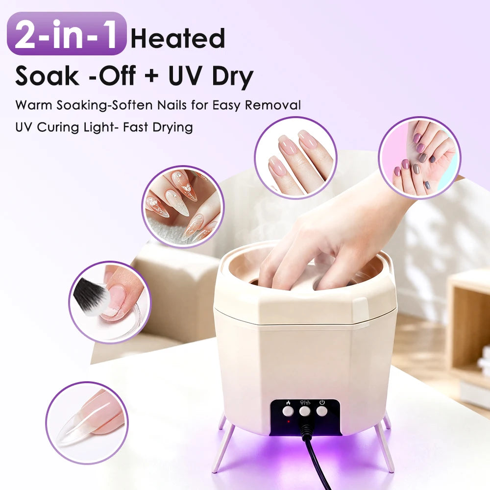2-in-1 Electric Gel Nail Polish Remover and Dryer - 7