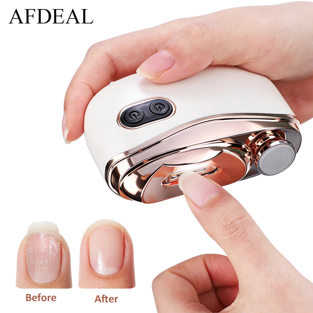 Electric Automatic Nail Trimmer and Polisher for All Ages - 1