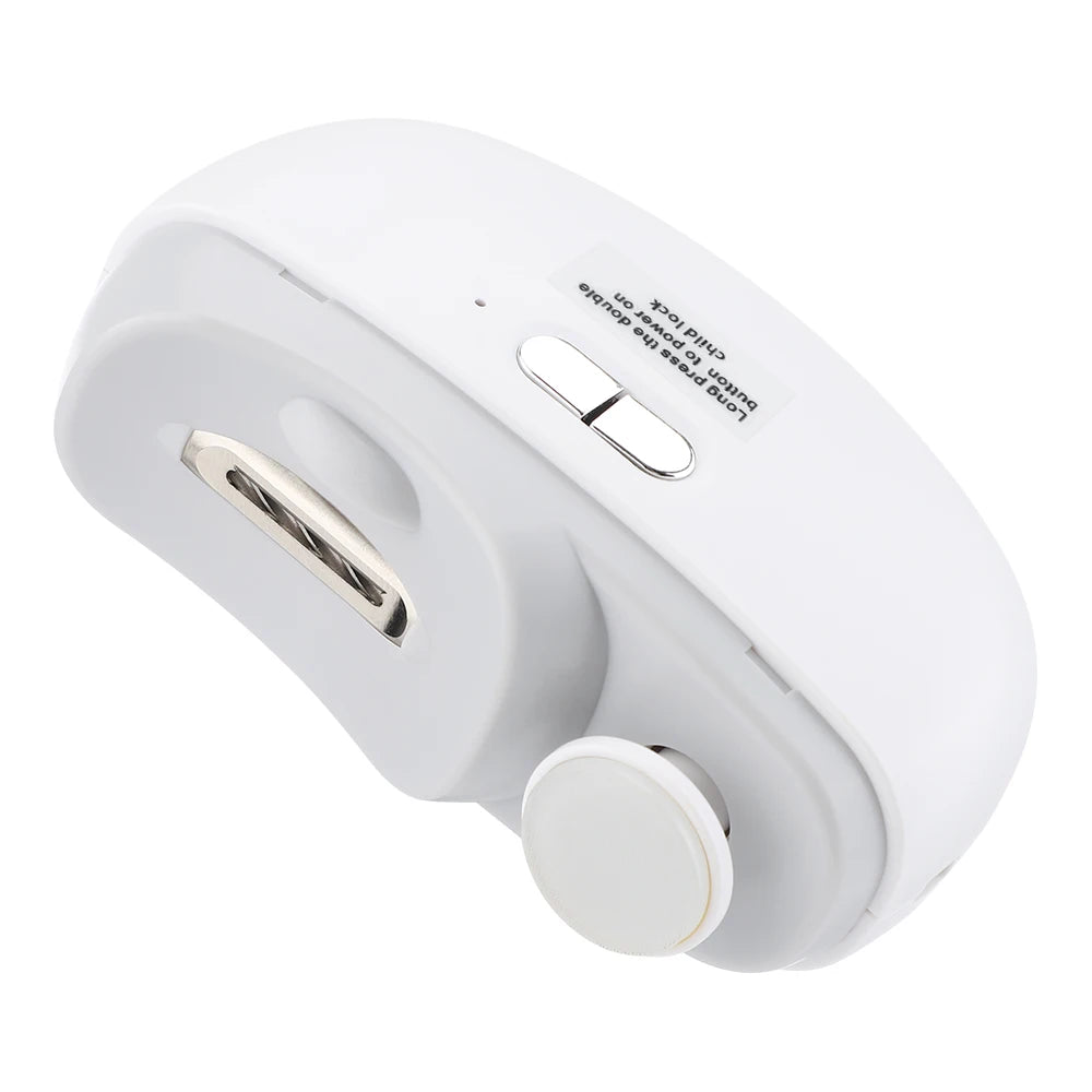 Electric Automatic Nail Clipper with Built-in Light and Polisher