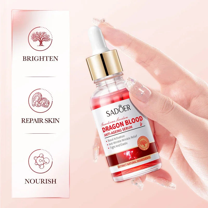 Dragon Blood Facial Serum for Anti-Aging and Skin Firming - 4