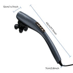 Electric Handheld Percussive Body Massager with 6 Attachments