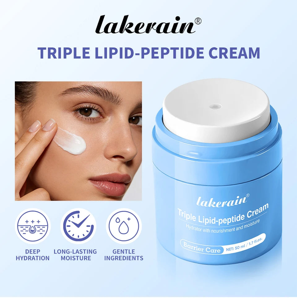 Triple Lipid Peptide Moisturizing Face Cream for Dry Skin - 7