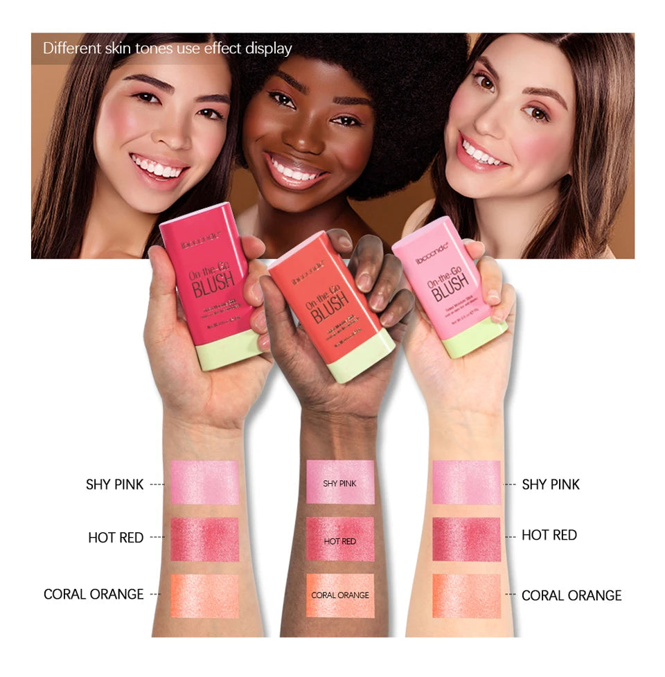 Tinted Moisturizing Cream Blush Stick for Cheeks and Lips