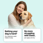 Waterless Dog Shampoo Spray for Fresh Coat and Odor Removal
