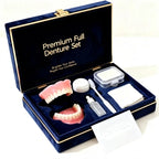 Realistic Cosmetic Denture Set with Cleaning Kit