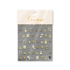 3D Christmas Cartoon Nail Art Sticker Decals