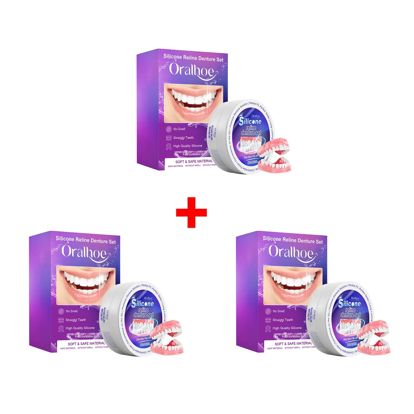 Silicone Reline Denture Set for Comfortable Fit and Perfect Smile - 17