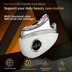 3-in-1 LED Microcurrent Facial Massager and Skin Contouring Wand