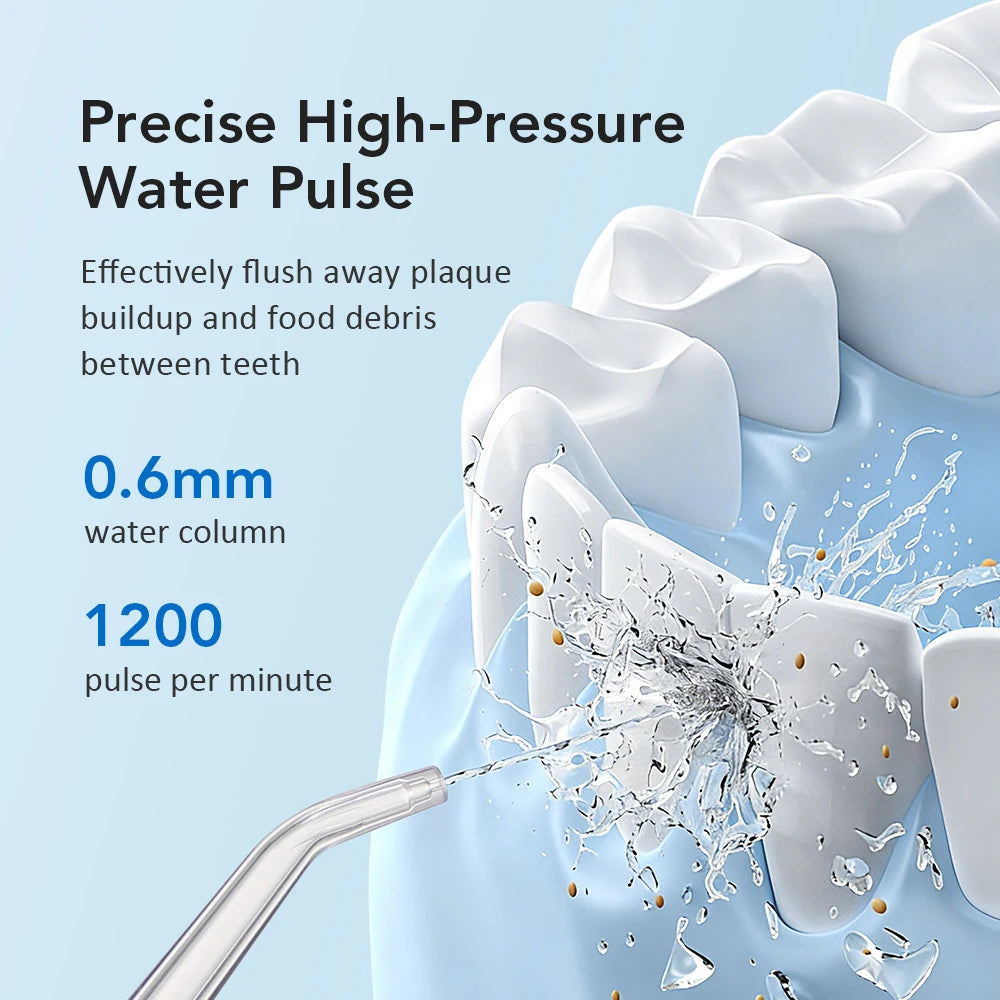 Portable Rechargeable Dental Water Flosser with 3 Cleaning Modes - 3