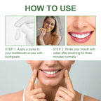 Whitening Foaming Toothpaste for Stain Removal and Deep Cleaning